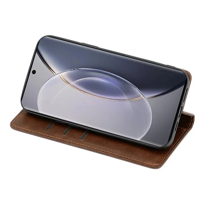 For vivo iQOO Z8x 5G / Y78t 5G Case Magnetic Auto Closing PU Leather+TPU Mobile Phone Stand Cover