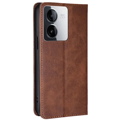 For vivo iQOO Z8x 5G / Y78t 5G Case Magnetic Auto Closing PU Leather+TPU Mobile Phone Stand Cover