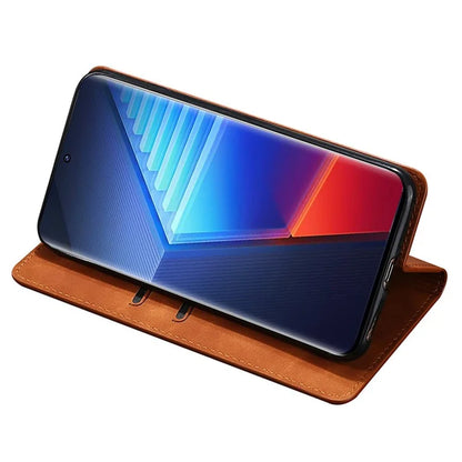 For vivo iQOO Z8x 5G / Y78t 5G Phone Case Card Holder Slots Leather Stand Flip Cover