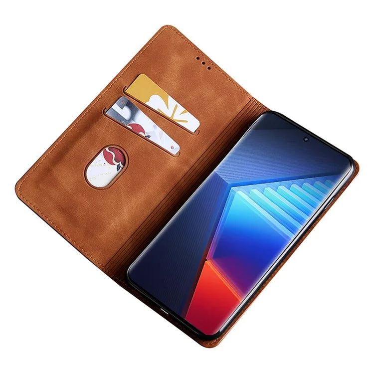 For vivo iQOO Z8x 5G / Y78t 5G Phone Case Card Holder Slots Leather Stand Flip Cover