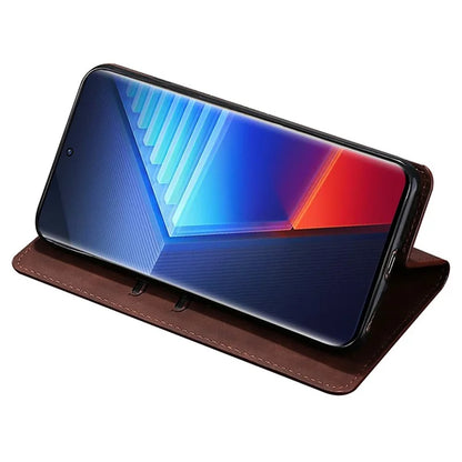 For vivo iQOO Z8x 5G / Y78t 5G Phone Case Card Holder Slots Leather Stand Flip Cover