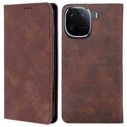 Leather Case for vivo iQOO 12 5G Folding Stand Cover with Card Slots
