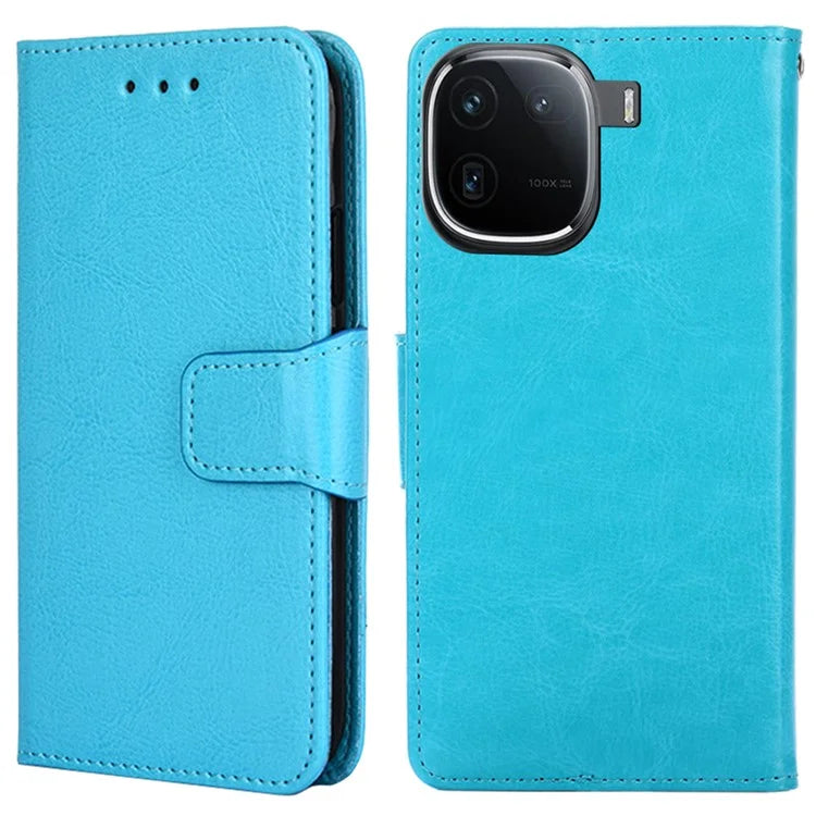 Case Collection for vivo iQOO 12 Pro 5G Leather Folio Flip Cover Magnetic Closure Stand