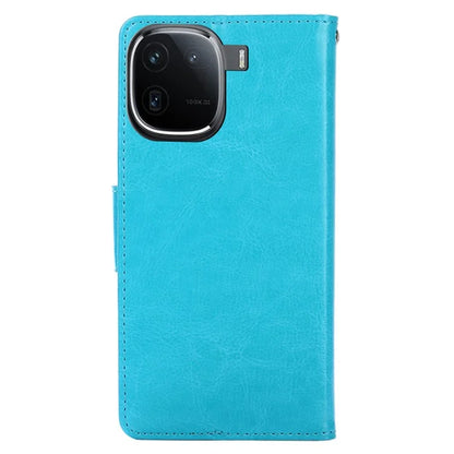Case Collection for vivo iQOO 12 Pro 5G Leather Folio Flip Cover Magnetic Closure Stand