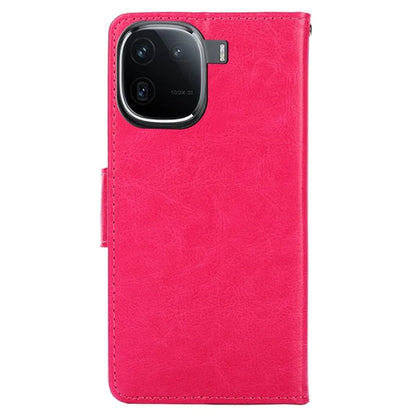 Case Collection for vivo iQOO 12 Pro 5G Leather Folio Flip Cover Magnetic Closure Stand