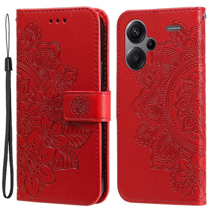 For Xiaomi Redmi Note 13 Pro+ 5G Case with Stand Blossoming Flower Leather Wallet Cover