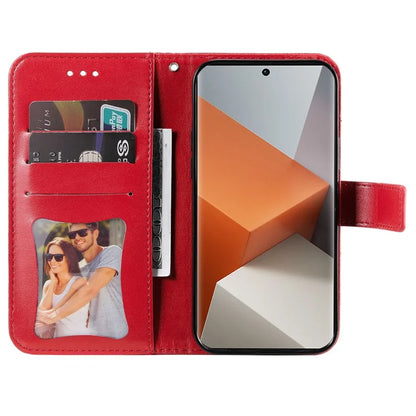 For Xiaomi Redmi Note 13 Pro+ 5G Case with Stand Blossoming Flower Leather Wallet Cover