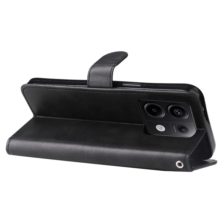 For Xiaomi Redmi Note 13 Pro 5G / Poco X6 5G Case Leather Phone Cover Zipper Wallet Stand