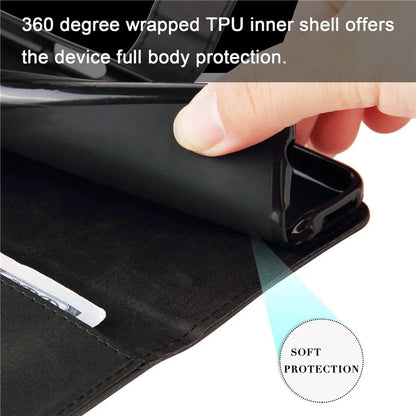 For Xiaomi Redmi Note 13 Pro 5G / Poco X6 5G Case Leather Phone Cover Zipper Wallet Stand