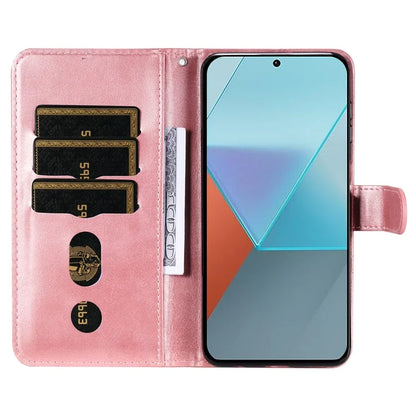 For Xiaomi Redmi Note 13 Pro 5G / Poco X6 5G Case Leather Phone Cover Zipper Wallet Stand