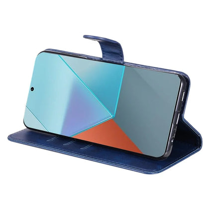 For Xiaomi Redmi Note 13 Pro 5G / Poco X6 5G Case Leather Phone Cover Zipper Wallet Stand