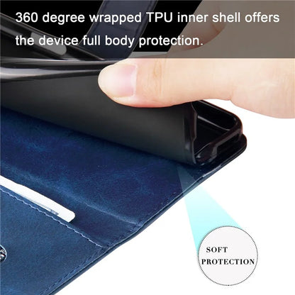 For Xiaomi Redmi Note 13 Pro 5G / Poco X6 5G Case Leather Phone Cover Zipper Wallet Stand