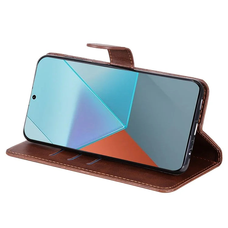 For Xiaomi Redmi Note 13 Pro 5G / Poco X6 5G Case Leather Phone Cover Zipper Wallet Stand