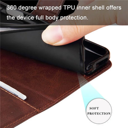For Xiaomi Redmi Note 13 Pro 5G / Poco X6 5G Case Leather Phone Cover Zipper Wallet Stand