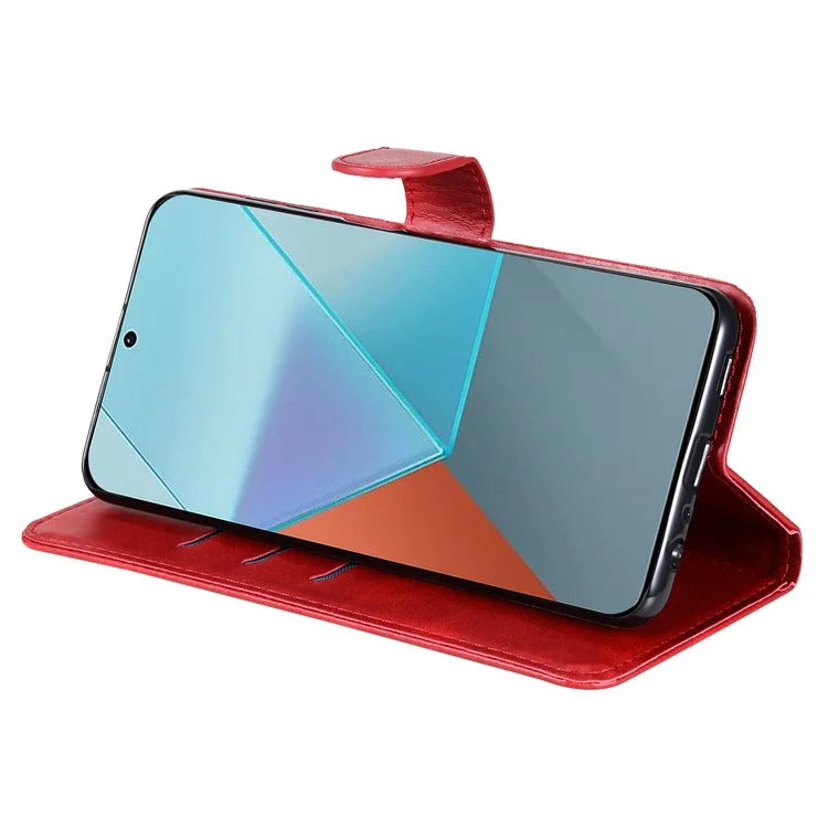 For Xiaomi Redmi Note 13 Pro 5G / Poco X6 5G Case Leather Phone Cover Zipper Wallet Stand