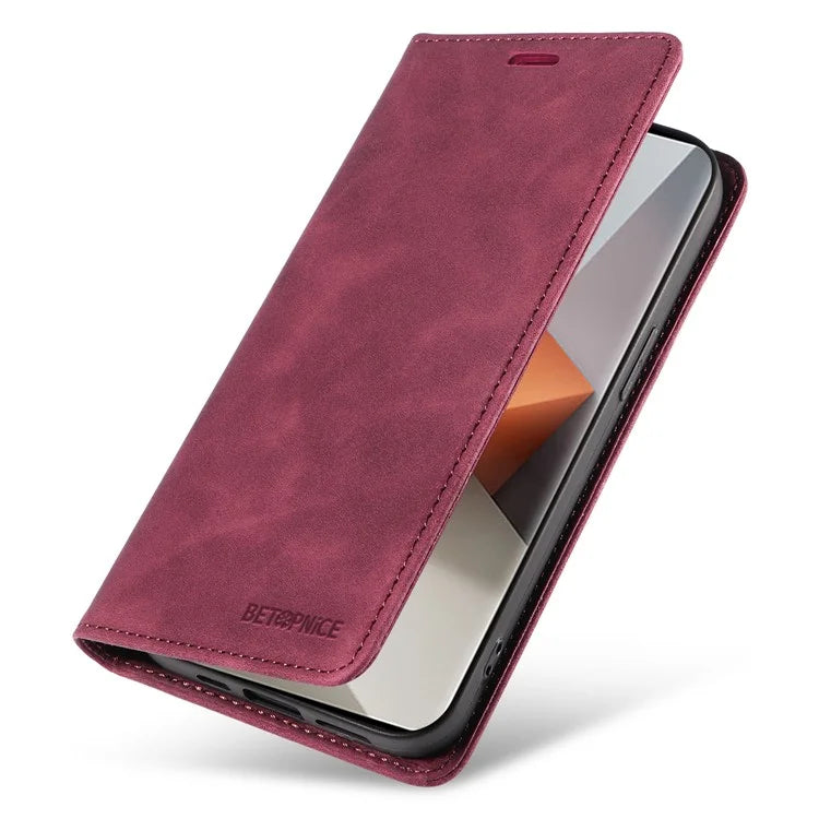 BETOPNICE 003 for Xiaomi Redmi Note 13 Pro+ 5G Wallet Case RFID Blocking Leather Cover