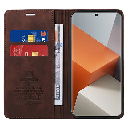 BETOPNICE 003 for Xiaomi Redmi Note 13 Pro+ 5G Wallet Case RFID Blocking Leather Cover