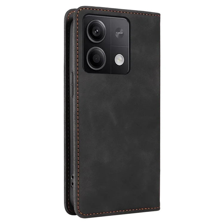 BETOPNICE 003 for Xiaomi Redmi Note 13 5G Leather Case RFID Blocking Stand Wallet