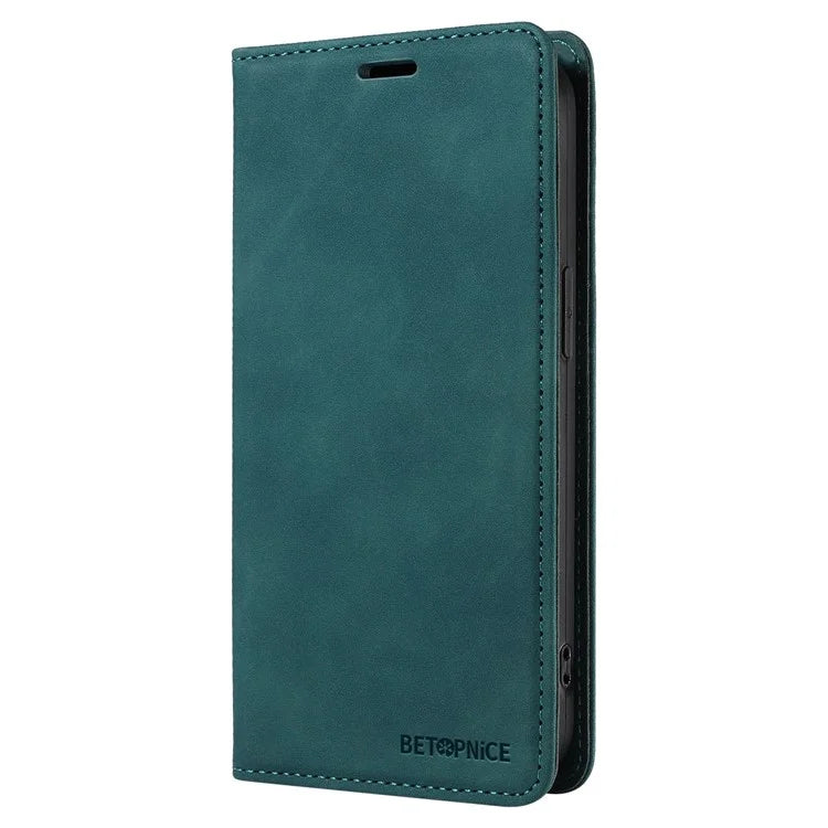 BETOPNICE 003 for Xiaomi Redmi Note 13 5G Leather Case RFID Blocking Stand Wallet