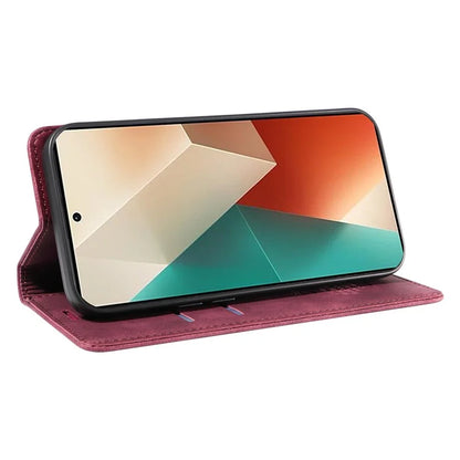 BETOPNICE 003 for Xiaomi Redmi Note 13 5G Leather Case RFID Blocking Stand Wallet