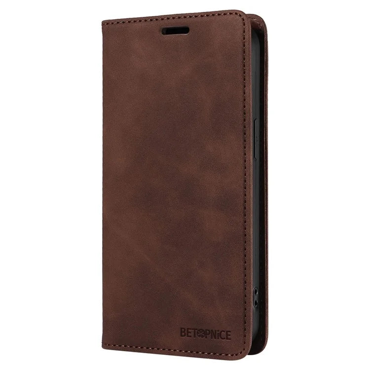 BETOPNICE 003 for Xiaomi Redmi Note 13 5G Leather Case RFID Blocking Stand Wallet