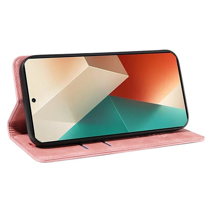 BETOPNICE 003 for Xiaomi Redmi Note 13 5G Leather Case RFID Blocking Stand Wallet