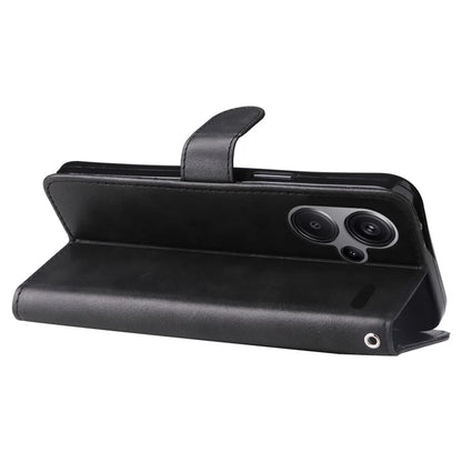 For Xiaomi Redmi Note 13 Pro+ 5G Case Stand Calf Texture Leather Cover Zipper Wallet