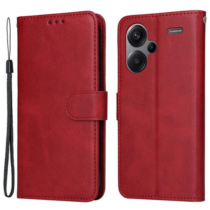 For Xiaomi Redmi Note 13 Pro+ 5G Leather Case Stand Cover Card Holder with Strap