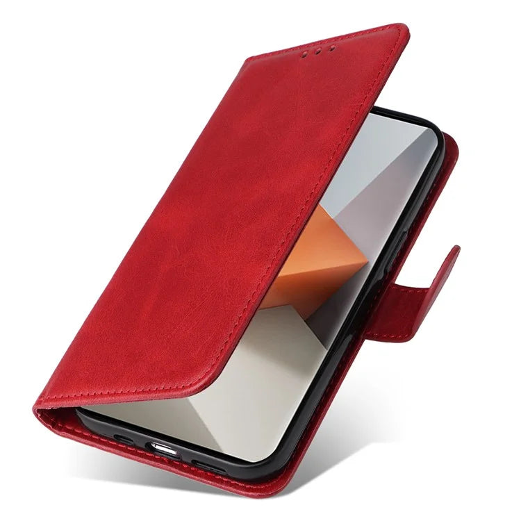 For Xiaomi Redmi Note 13 Pro+ 5G Leather Case Stand Cover Card Holder with Strap