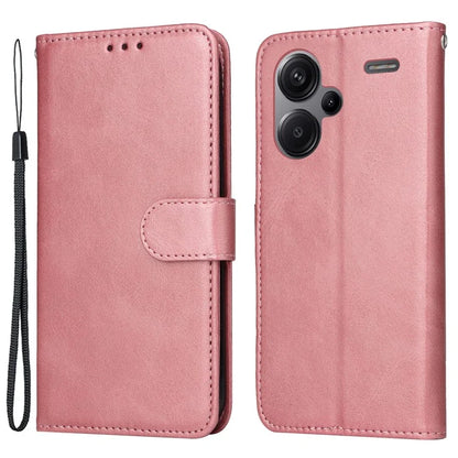 For Xiaomi Redmi Note 13 Pro+ 5G Leather Case Stand Cover Card Holder with Strap