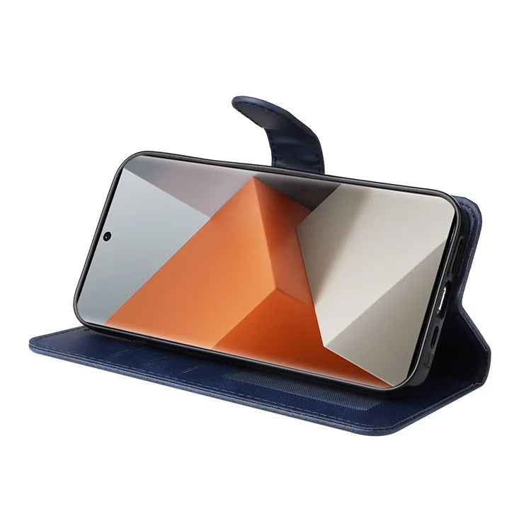 For Xiaomi Redmi Note 13 Pro+ 5G Leather Case Stand Cover Card Holder with Strap