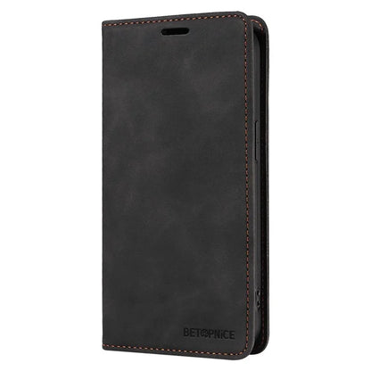 BETOPNICE 003 for Xiaomi Redmi Note 13 Pro 5G Case RFID Blocking Leather Cover with Card Holder