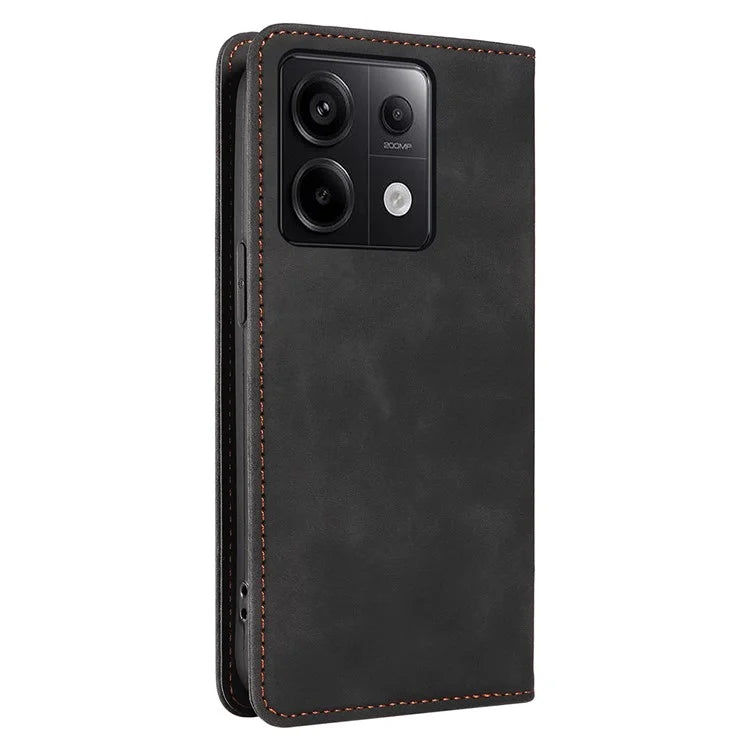 BETOPNICE 003 for Xiaomi Redmi Note 13 Pro 5G Case RFID Blocking Leather Cover with Card Holder