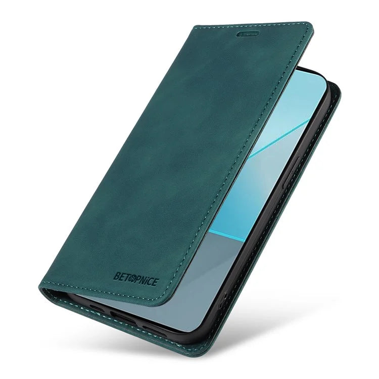 BETOPNICE 003 for Xiaomi Redmi Note 13 Pro 5G Case RFID Blocking Leather Cover with Card Holder