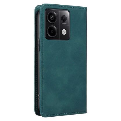 BETOPNICE 003 for Xiaomi Redmi Note 13 Pro 5G Case RFID Blocking Leather Cover with Card Holder