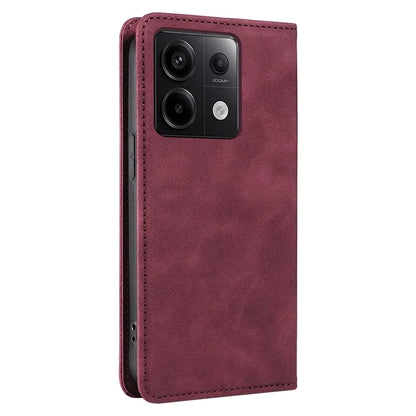 BETOPNICE 003 for Xiaomi Redmi Note 13 Pro 5G Case RFID Blocking Leather Cover with Card Holder