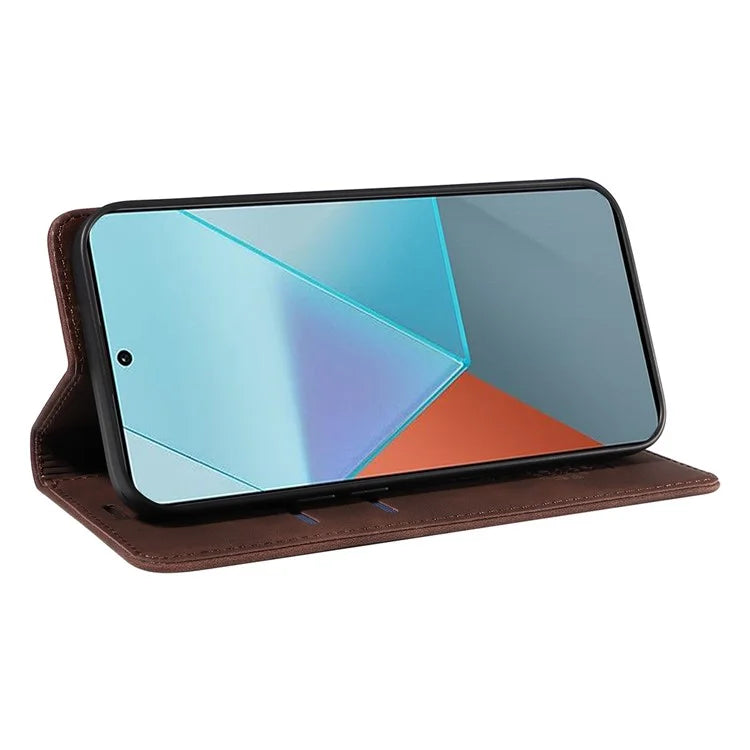 BETOPNICE 003 for Xiaomi Redmi Note 13 Pro 5G Case RFID Blocking Leather Cover with Card Holder