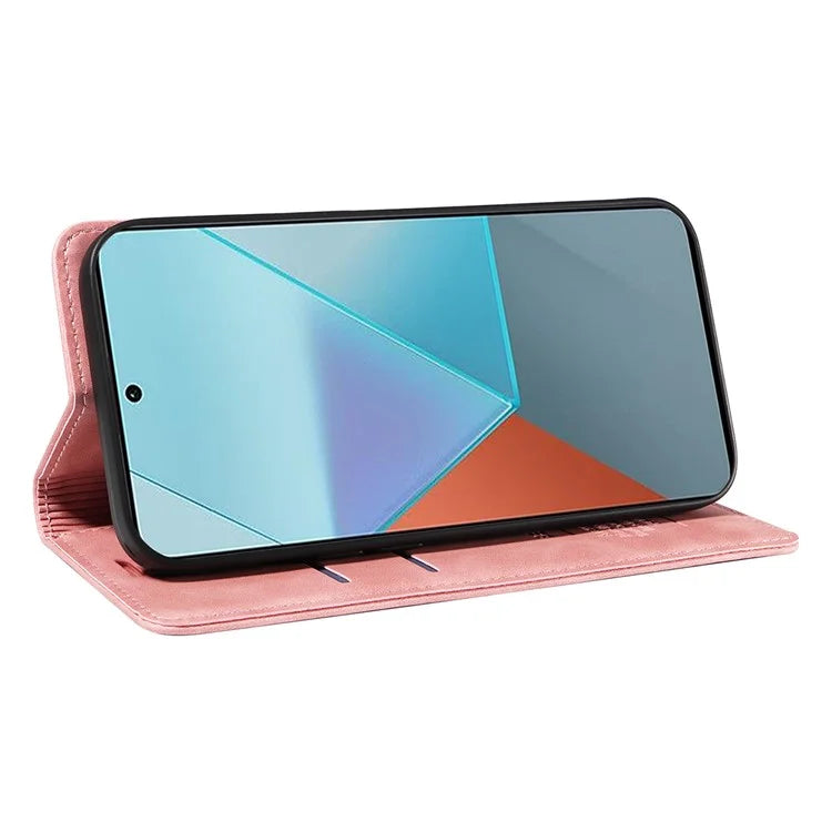 BETOPNICE 003 for Xiaomi Redmi Note 13 Pro 5G Case RFID Blocking Leather Cover with Card Holder