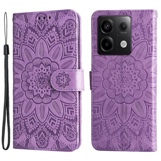 For Xiaomi Redmi Note 13 Pro 5G / Poco X6 5G Wallet Case with Strap Leather Phone Cover Stand