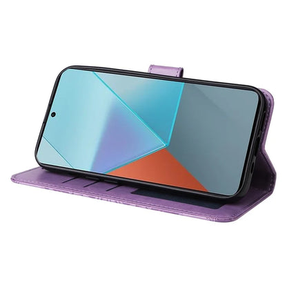 For Xiaomi Redmi Note 13 Pro 5G / Poco X6 5G Wallet Case with Strap Leather Phone Cover Stand