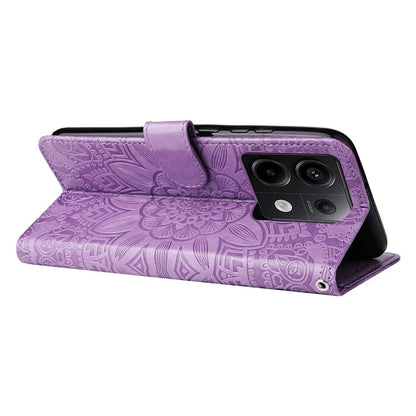 For Xiaomi Redmi Note 13 Pro 5G / Poco X6 5G Wallet Case with Strap Leather Phone Cover Stand