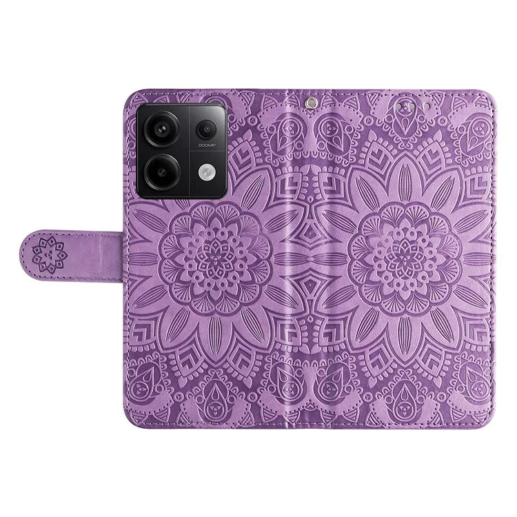 For Xiaomi Redmi Note 13 Pro 5G / Poco X6 5G Wallet Case with Strap Leather Phone Cover Stand