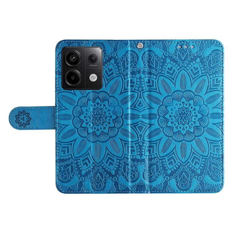For Xiaomi Redmi Note 13 Pro 5G / Poco X6 5G Wallet Case with Strap Leather Phone Cover Stand