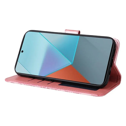 For Xiaomi Redmi Note 13 Pro 5G / Poco X6 5G Wallet Case with Strap Leather Phone Cover Stand