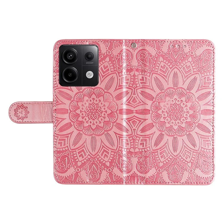 For Xiaomi Redmi Note 13 Pro 5G / Poco X6 5G Wallet Case with Strap Leather Phone Cover Stand
