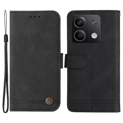For Xiaomi Redmi Note 13 5G Case Skin-Feel Leather Phone Wallet Stand Cover