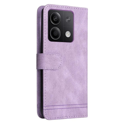 For Xiaomi Redmi Note 13 5G Case Skin-Feel Leather Phone Wallet Stand Cover