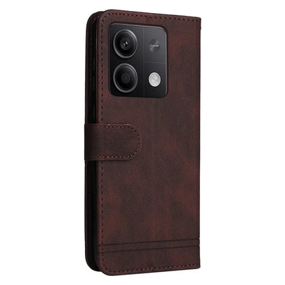 For Xiaomi Redmi Note 13 5G Case Skin-Feel Leather Phone Wallet Stand Cover