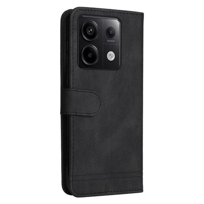 For Xiaomi Redmi Note 13 Pro 5G / Poco X6 5G Leather Case with Strap Phone Wallet Stand Cover