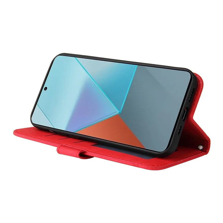 For Xiaomi Redmi Note 13 Pro 5G / Poco X6 5G Leather Case with Strap Phone Wallet Stand Cover